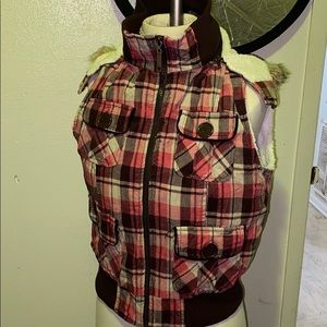 Quilted Vest by Doll House Sz L